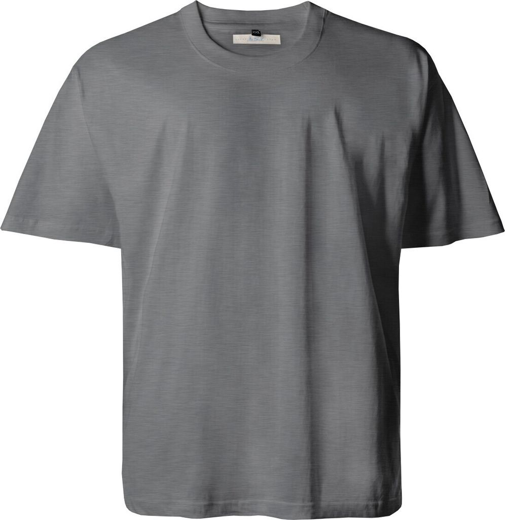 Basic T-Shirt anthrazit von Lucky Star Übergröße
