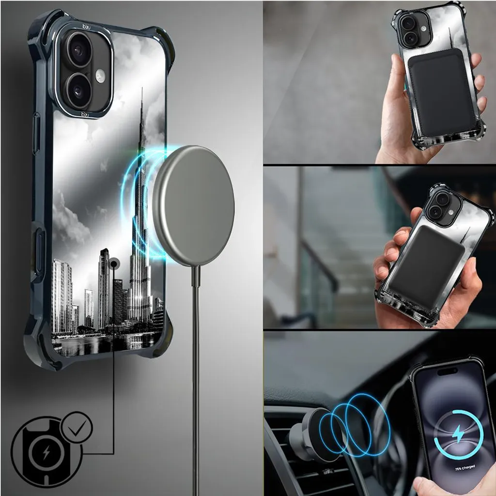Protection iPhone 16 Plus MagSafe IBIZU DropGuard Ultra Noir Edition - 8