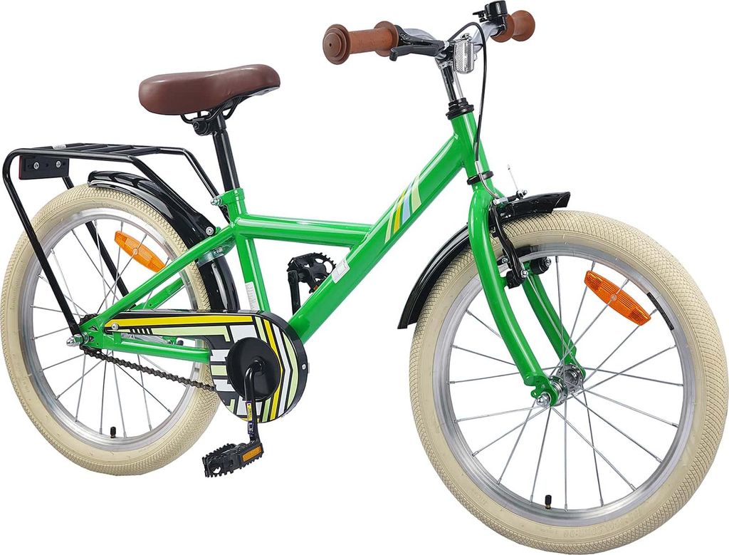 vidaXL Kinderfahrrad 24 Zoll für 8-12 Jahre alt Grün