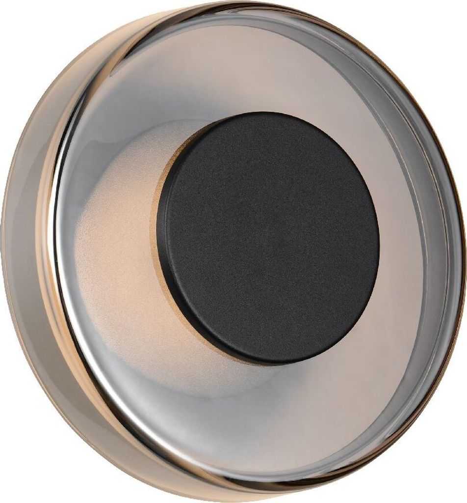 Led wandlamp Celeste met smoke glas Productafbeelding 