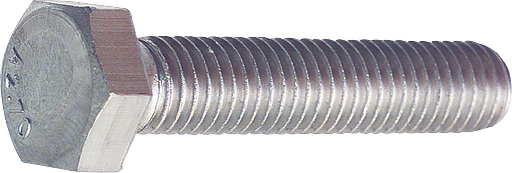 DIN933 M10x 45 Edelstahl A2-70 Sechskantschraube ohne Schaft