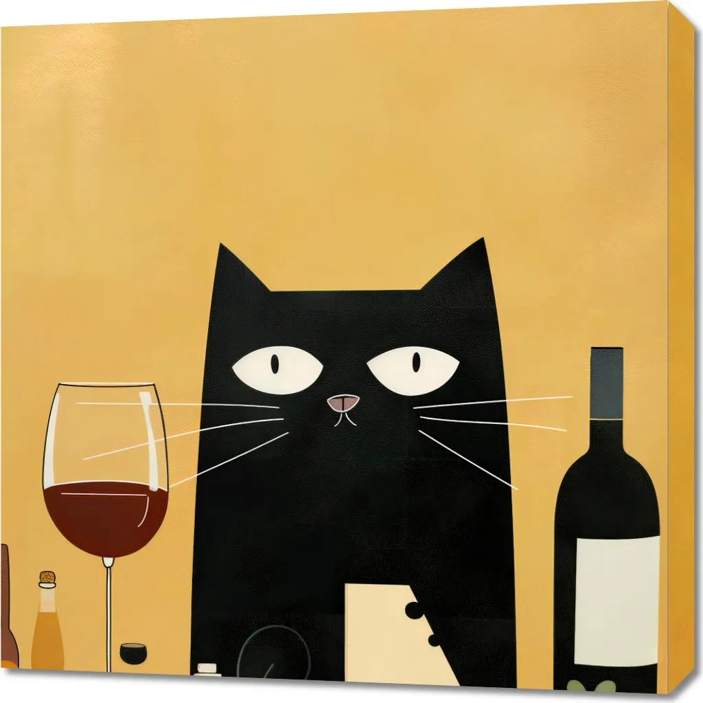 Elemento Quadro 70x70 per Banchetto Gastronomico Moderno e Design
