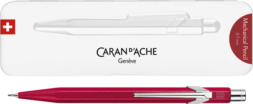 Porte-mines Caran d'Ache 844 Colormat-X 0,7 mm Rouge 844585 Premium