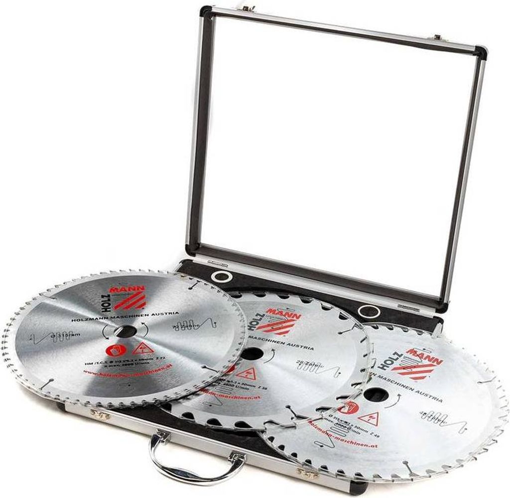 Set de 3 lames TCT en coffret alu Image du produit 