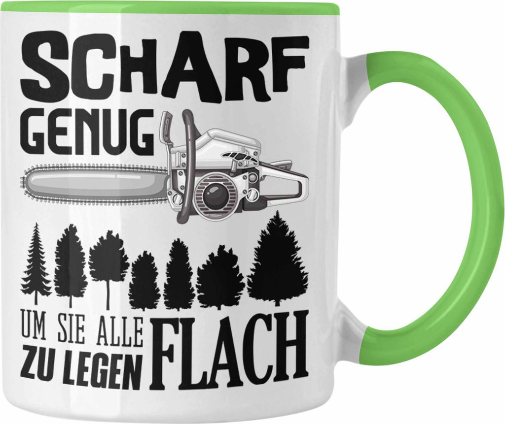 Trendation - Waldarbeiter Tasse Geschenk für Holzhauer Produktbild 