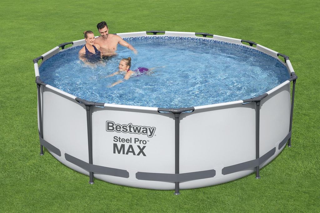 Steel Pro Max™ Frame Pool Komplett-Set, rund, mit Produktbild 53