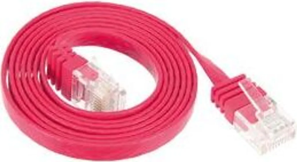 Cavo Ethernet Piatto 7.5m Cat 6 Rosso Slim | Offerta Imperdibile LAN