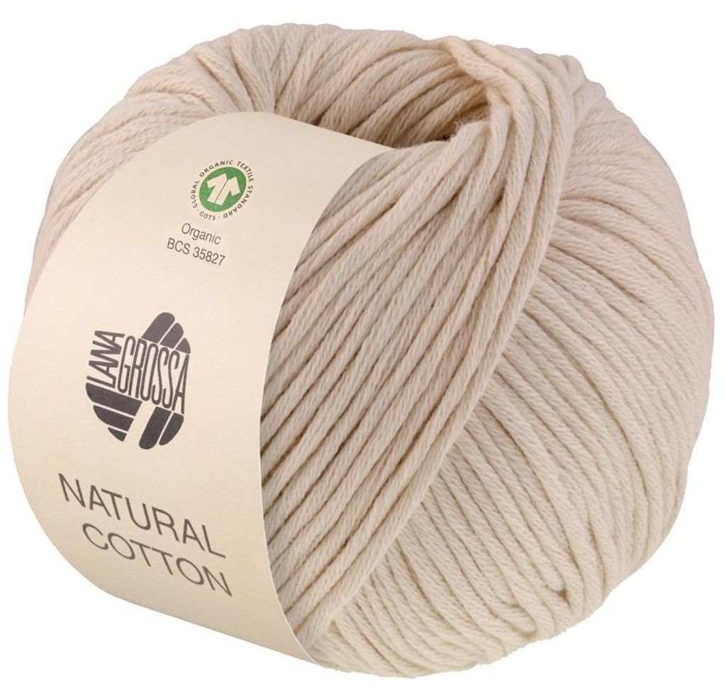 Lana Grossa - Natural Baumwolle GOTS 0018 eierschale