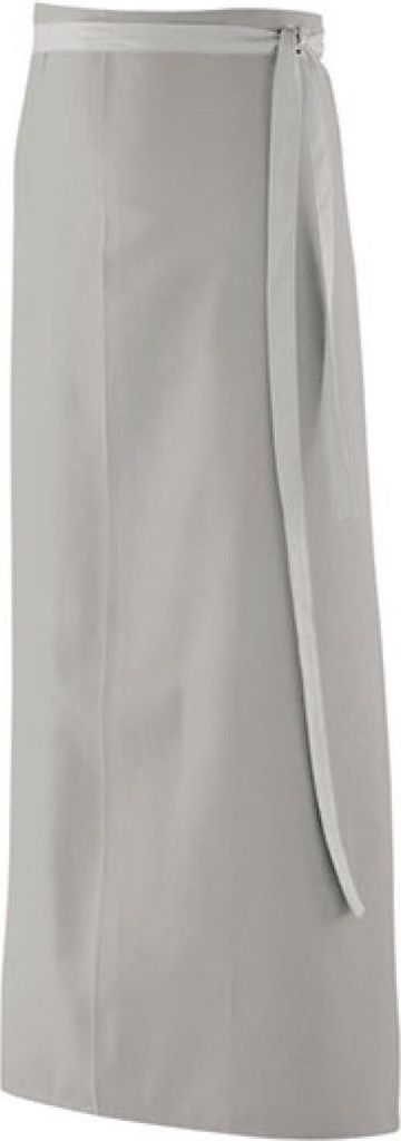 Exner 10320 | Schürze 100 x 100 cm - Farben waschbar bis 60 °C - Farbe: Silver Grey - Größe: 100 x 100 cm
