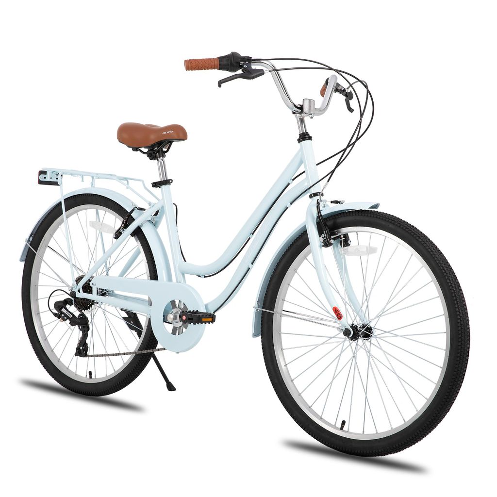 Vélo de ville Hiland, 26 pouces, 7 vitesses, pour hommes et Image du produit 