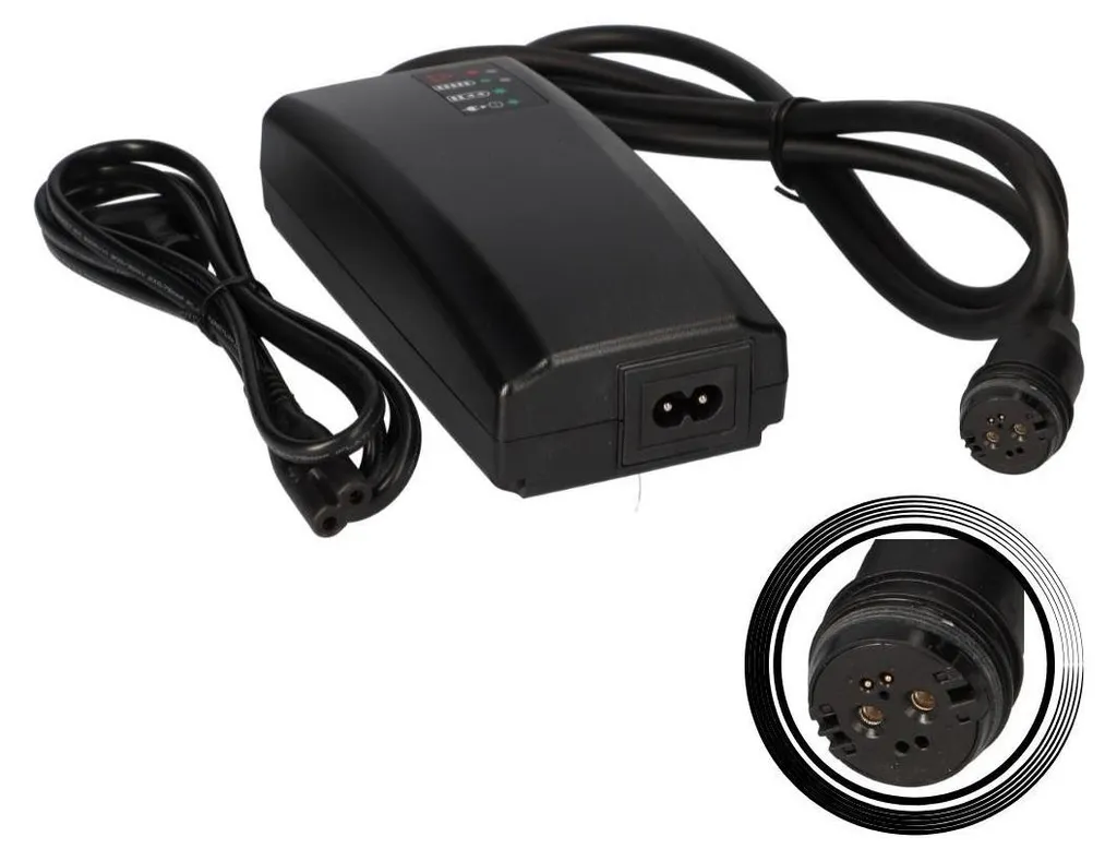 Chargeur pour vélo électrique BMZ prise magnétique Rosenberger 42V 2A