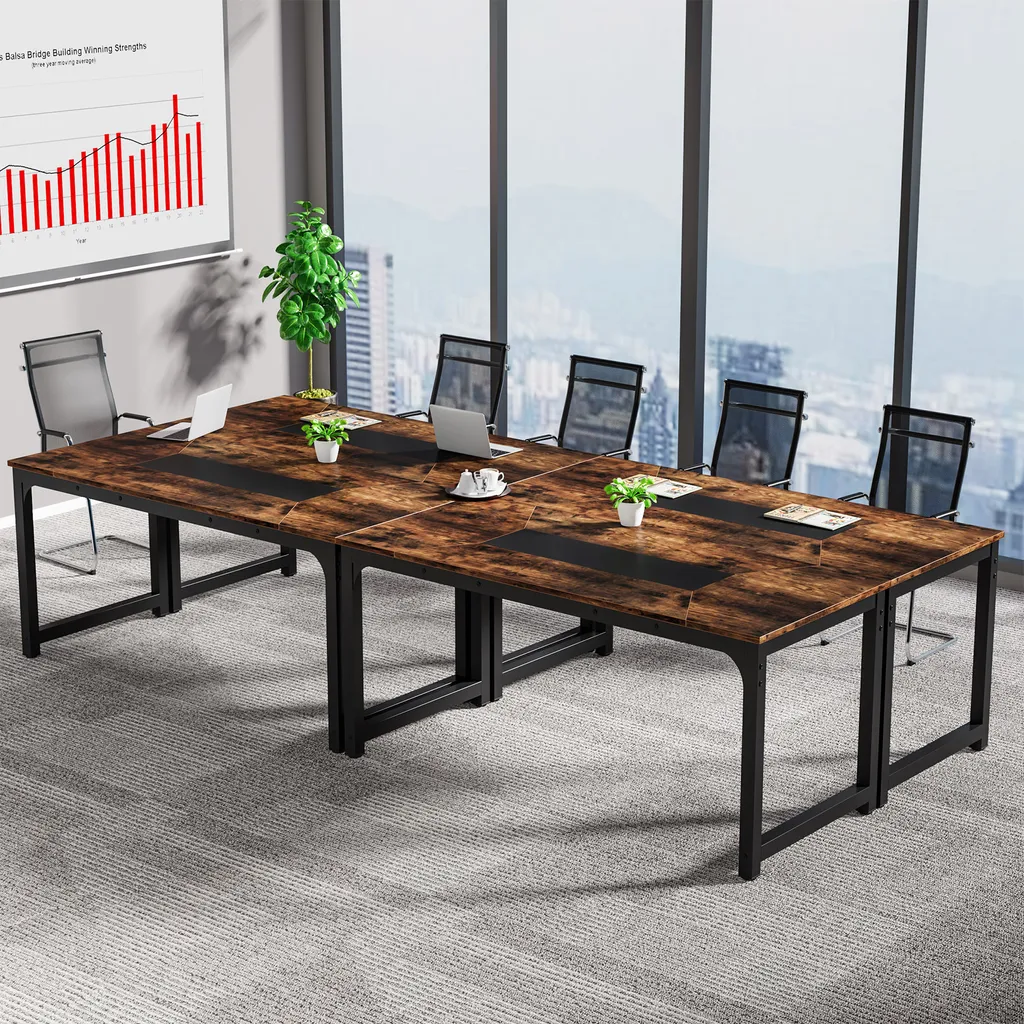 Table de Réunion et Bureau Multi-usage 180x90cm pour Open Space et Home - 3
