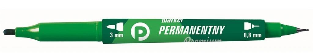 Permanentmarker grün. 2 Spitzen (12 Stk.) KM501-Z2