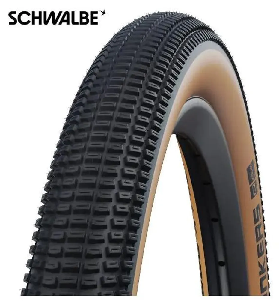 Pneu Vélo 18 Pouces Schwalbe Billy Bonkers Performance Pliant 50-355 Tan