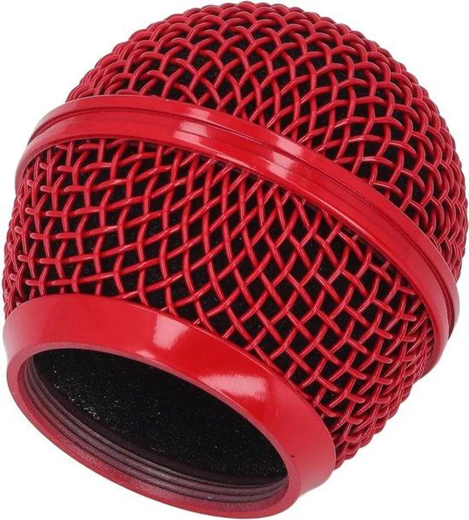 Grille de protection microphone en treillis rouge - Modèle RK265G