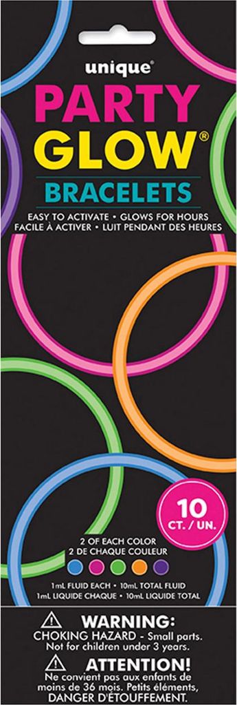 Knicklicht Leucht Armband | 10St. Bunt Produktbild 