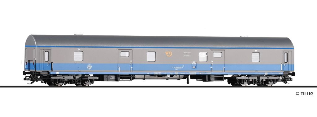 Tillig 16821 Bahnpostwagen Post der Kroatischen Post