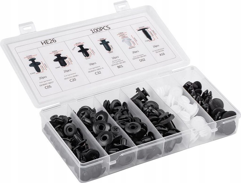 Set Auto-Stifte Und Stifte 100 Stück