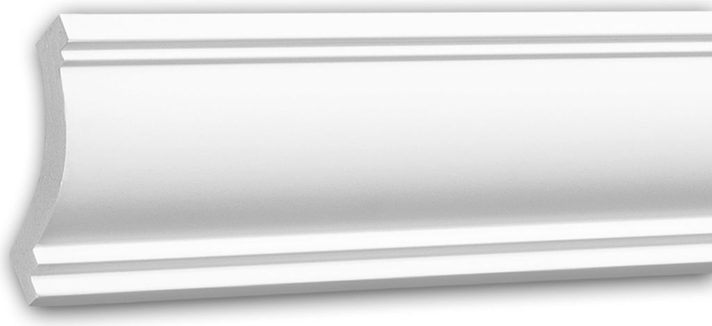 PROFHOME 150215 Eckleiste aus Polyurethan Deckenleiste Stuckleiste 2 m