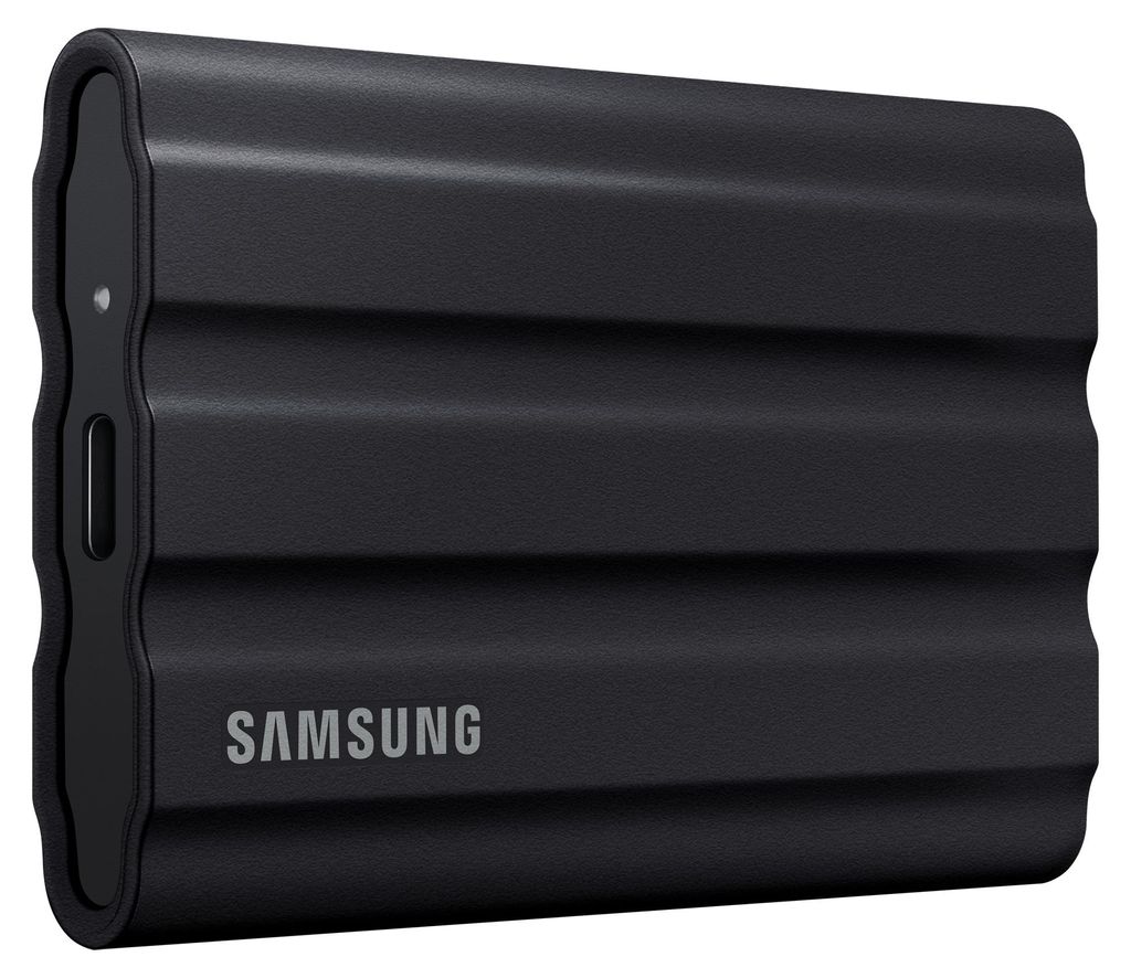 Portable SSD T7 Shield 1 TB, schwarz Externe SSD-Festplatte Produktbild 