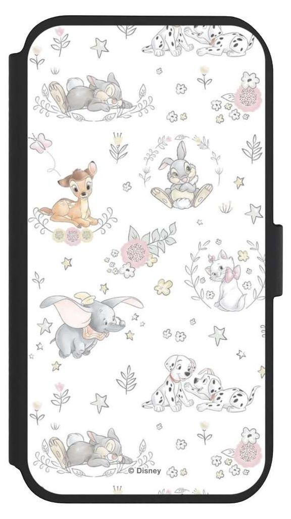 NIVOCASE Klapphülle für Apple iPhone 11 Handyhülle aus Kunst Leder NIVOflip schwarz Bambi Disney Dumbo