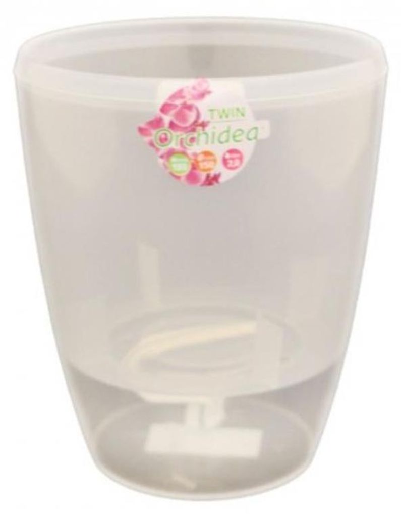 Květináč ORCHIDEA TWIN průhledný 1.3 L průměr 13 cm Obrázek produktu 