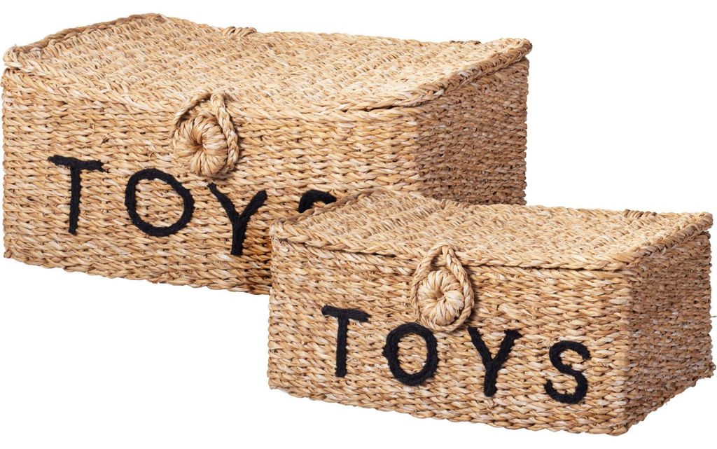 Geschlossene Spielzeugkörbe TOYS, 2er-Set Produktbild 