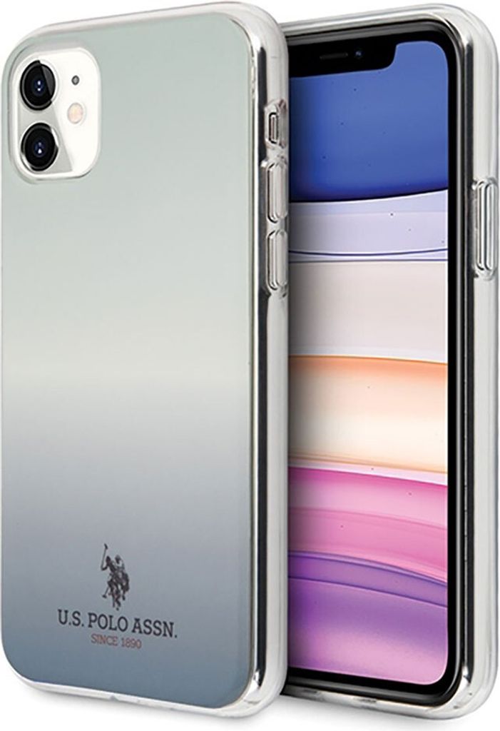 Us Polo Ushcn61Trdglb Iphone 11 Niebieski/Blue Gradient Pattern Collection