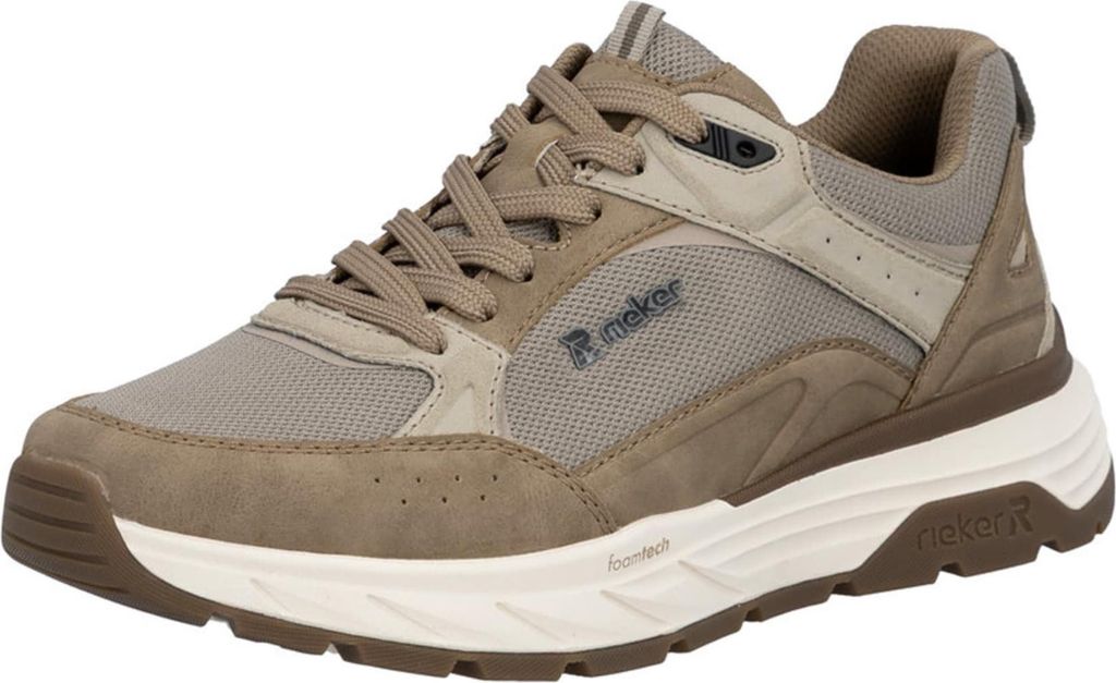 Rieker Herren-Sneaker Beige-Braun, Farbe:beige/schlamm, EU Größe:47