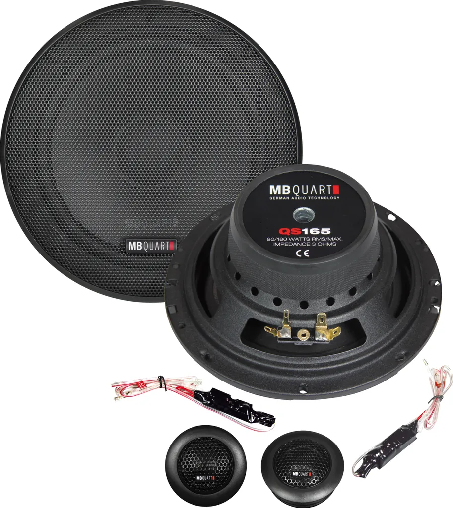 Haut-parleurs de portière MB Quart QS-165 kit 2 voies séparées 165 mm
