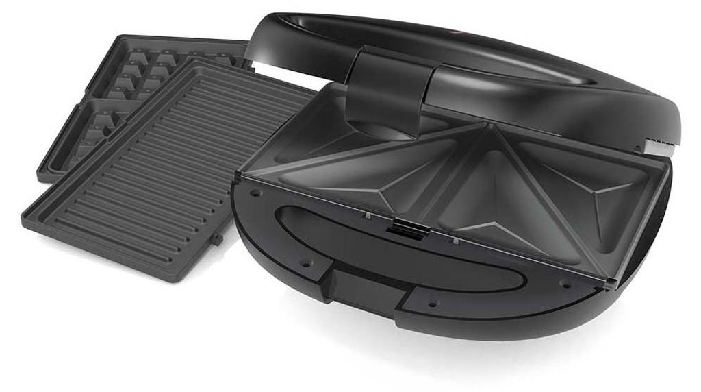 Melissa 16240110 - 3-in-1 Sandwichmaker mit Wechselplatten Produktbild 