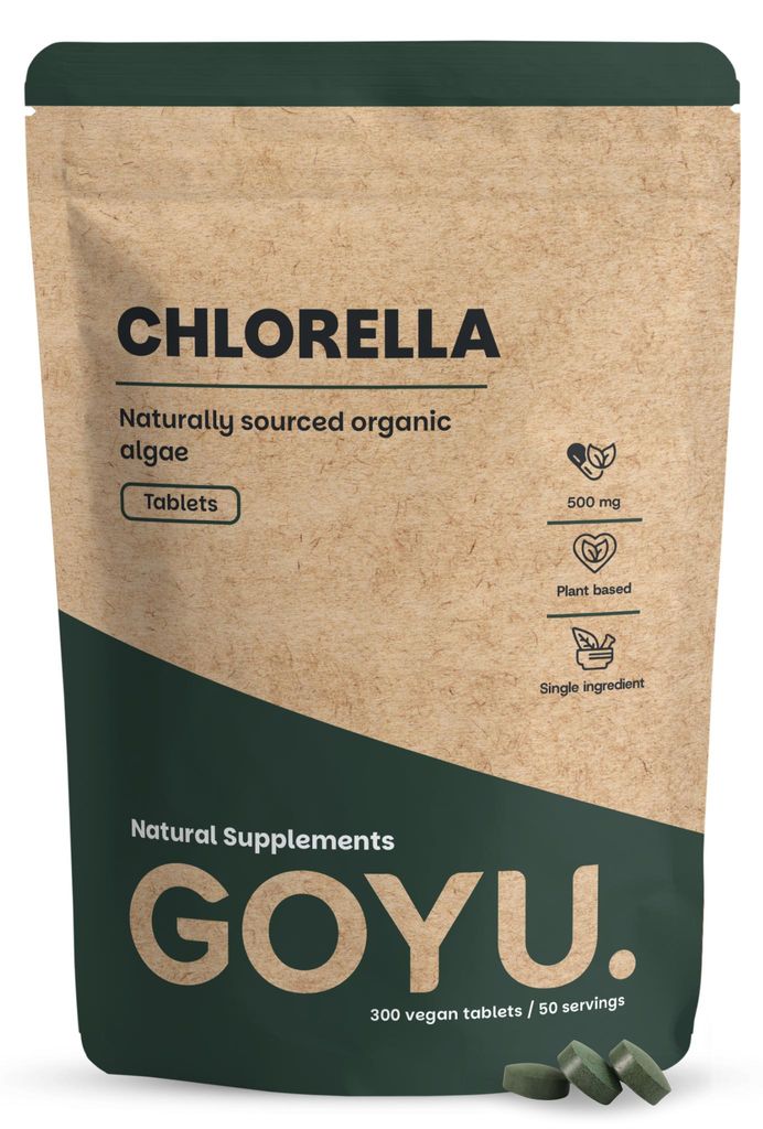 Goyu Chlorella Tabletten Biologisch – 300 Tabletten Productafbeelding 