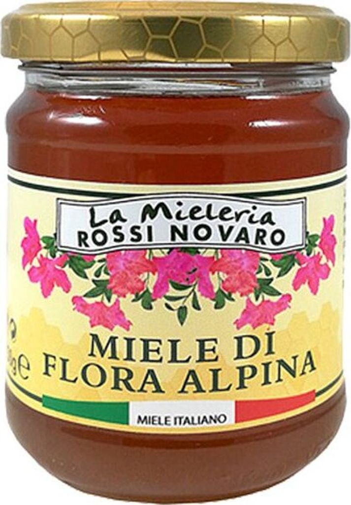 Włoski miód z kwiatów alpejskich, 250 g (Miele di Flora Zdjęcie produktu 