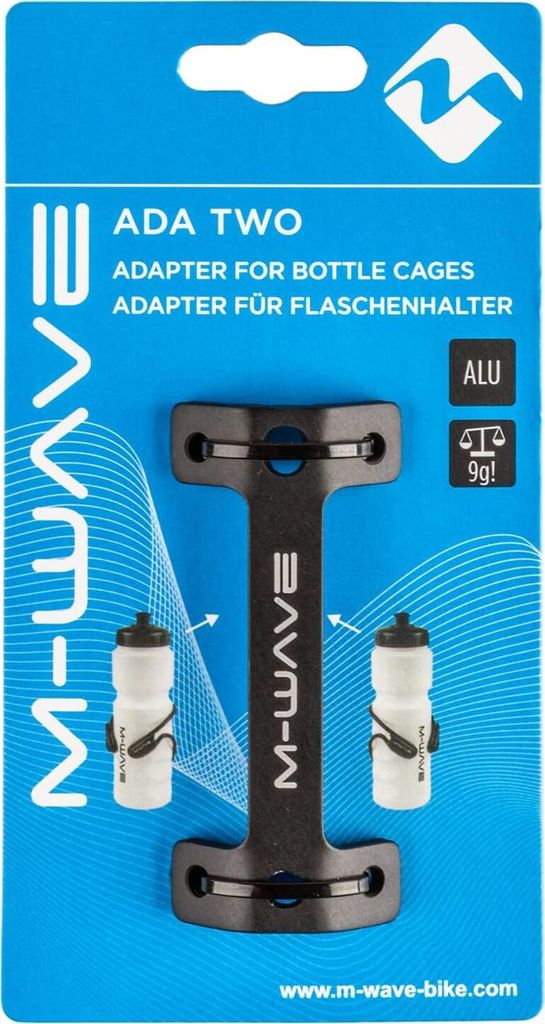 Flaschenhalter-Adapter M-Wave, Aluminium, schwarz, AS Produktbild 
