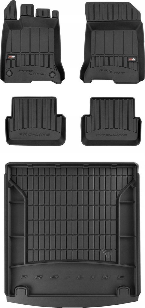 SET 3D Gummimatten Renault Laguna 2 Kombi 2007-2011