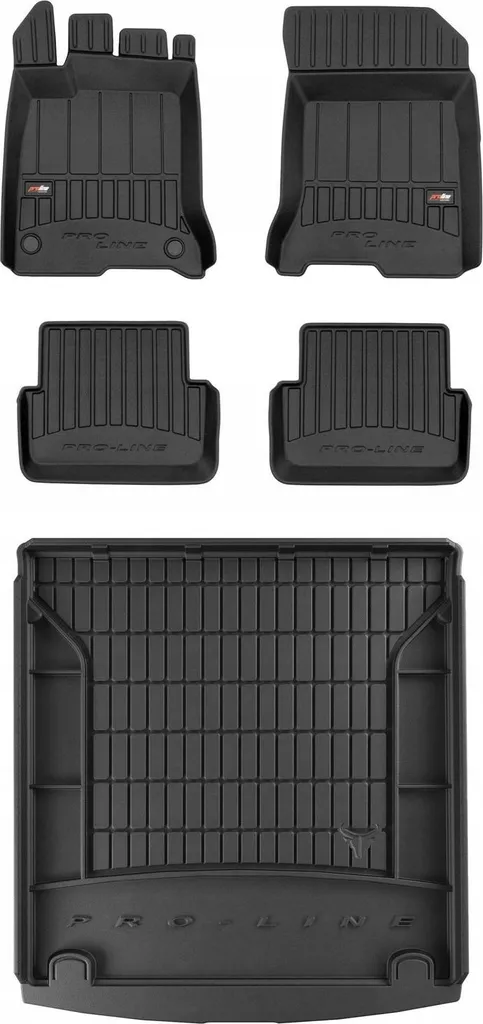 SET Tappetini in gomma 3D Renault Laguna 2 Estate 2007-2011