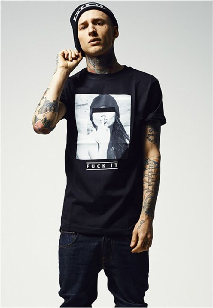 T-shirt uomo Mr. Tee F#?KIT Tee nero - L Immagine del prodotto 