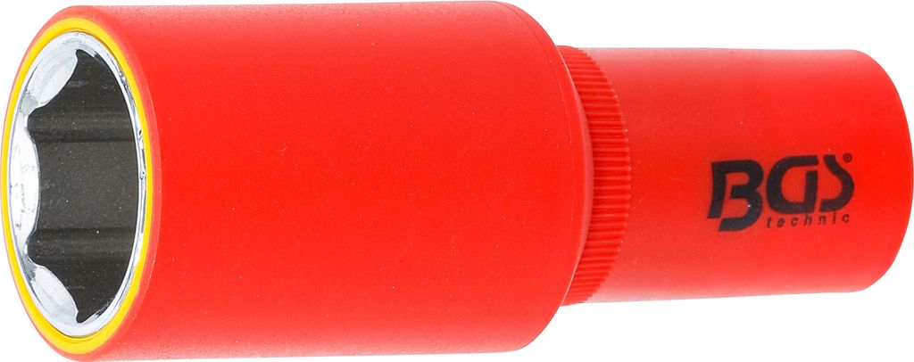 BGS 72074 VDE-Steckschlüssel-Einsatz Sechskant, An trieb Innenvierkant 12,5 mm (1/2"), SW 24 mm