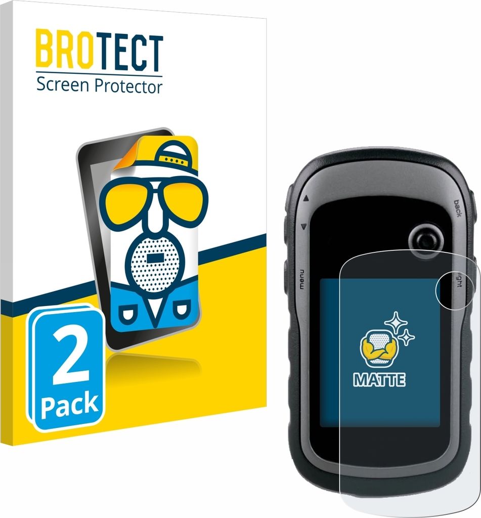 2x BROTECT Schutzfolie für Garmin eTrex 30x Displayschutz Displayschutzfolie Folie Matt Entspiegelungsfolie