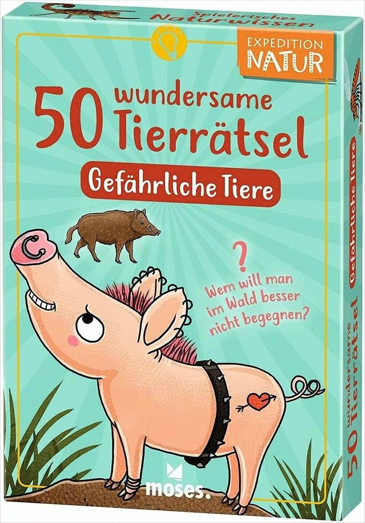 50 wundersame Tierrätsel - Gefährliche Tiere Produktbild 