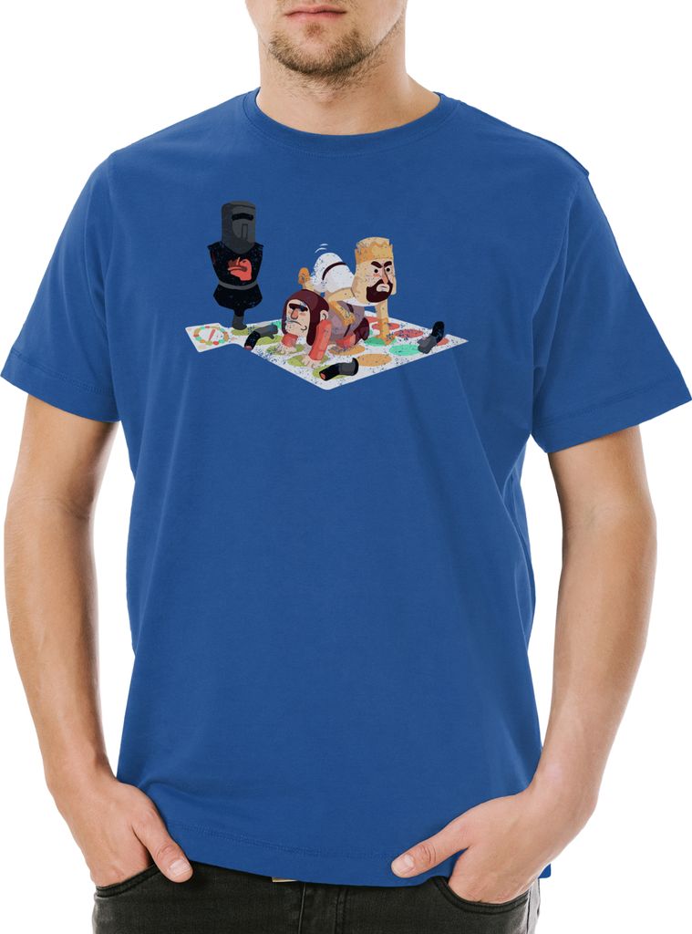 Urban Backwoods Monty Twister, Herren T-Shirt, Farbe: Royalblau, Größe: L