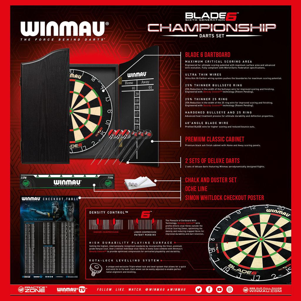 Winmau Blade 6 Championship Dart Set Kaufland.de