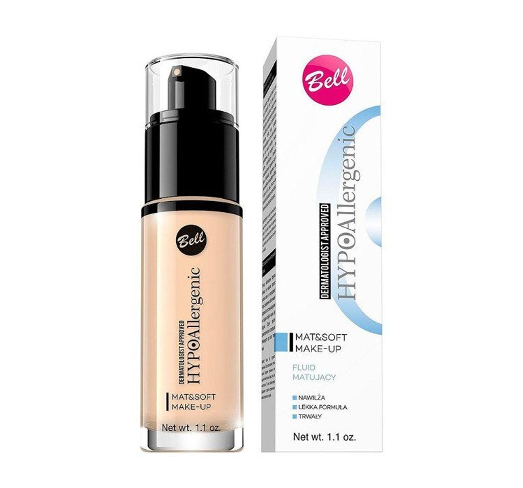 Bell HYPOAllergenic Mat Soft Makeup 2 Natural 30g
