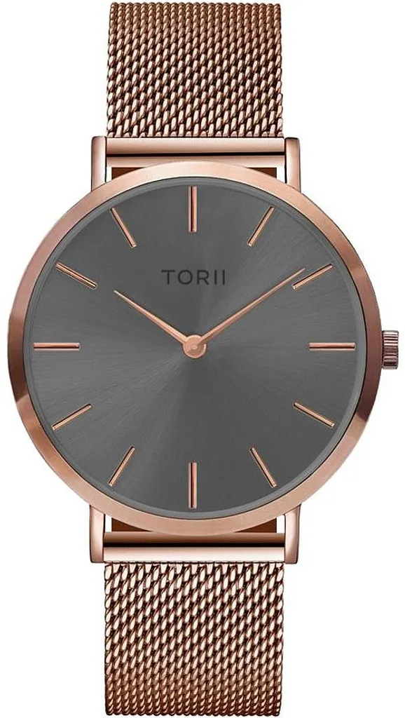 Orologio da polso da donna TORII R38RM.AR in oro rosa, stile classico.