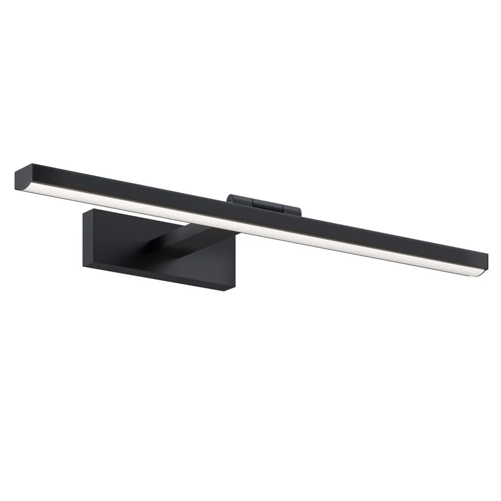 Lampada da parete a LED, luce per quadri, nera, L 49,5 cm