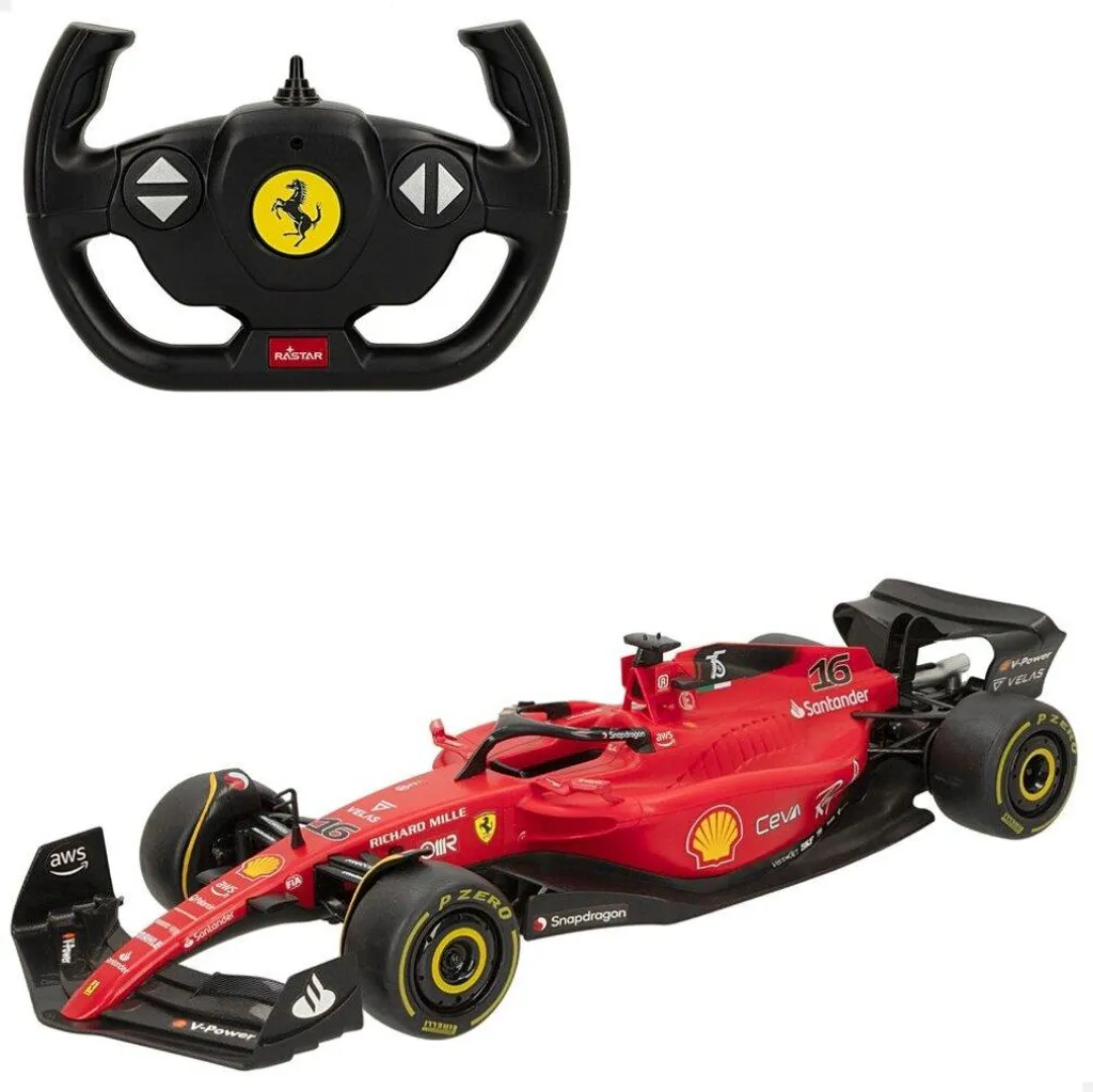 Ferrari F175 Télécommandée Rastar 1/12 avec Design Aérodynamique et Détails