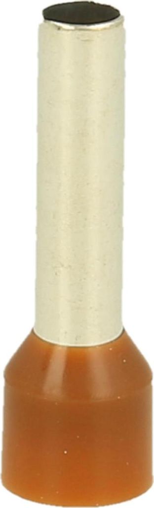 Aderendhülsen DIN 46228 Teil 4 isoliert, Größe L, Farbe Kodierung TM Querschnitt 10mm² braun - 1 Stück