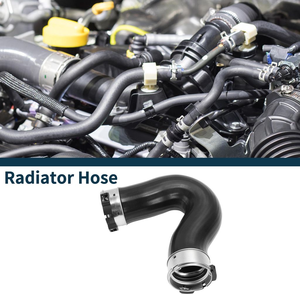 Kühler Schlauch Heizung Schlauch für Mercedes-Benz Sprinter 210 CDI 2009-2013 Nr.9065284182 Gummi Boost Ansaugschlauch Schwarz 1Stk