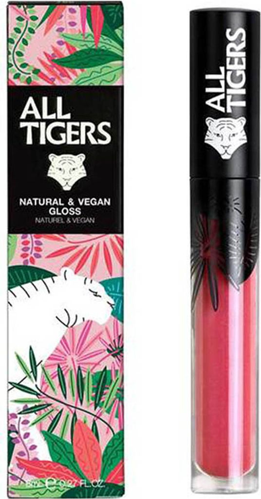 All Tigers, Natural & Vegan, Natural, Shining, Lip Gloss, 601, Silence The Critics, 8 ml