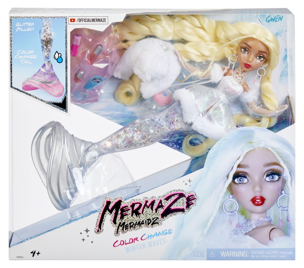 Mermaze Mermaidz Meerjungfrau Puppe Farbe wechselnde Gwen 585428